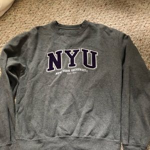NYU NEW YORK UNIVERSITY crewneck sweatshirt